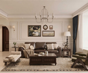 American Style A Living Room-ID:344554908
