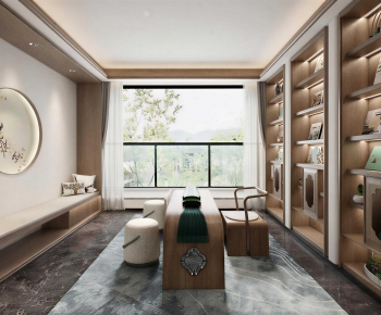 New Chinese Style Study Space-ID:350100994