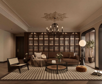 French Style A Living Room-ID:103468974