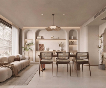 Wabi-sabi Style Dining Room-ID:941080099