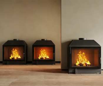 Modern Fireplace-ID:664197928