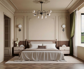 French Style Bedroom-ID:876643903