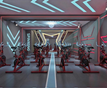 Industrial Style Gym-ID:871979951