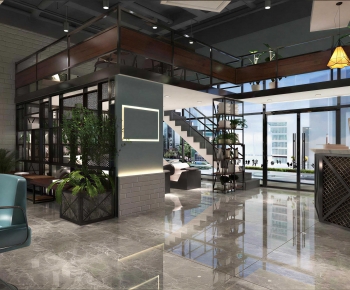 Industrial Style Barbershop-ID:984428889