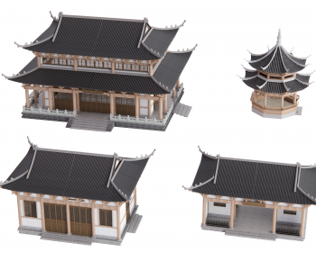 Chinese Style Appearance Of Commercial Building-ID:294147978
