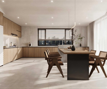 Wabi-sabi Style Dining Room-ID:195925959