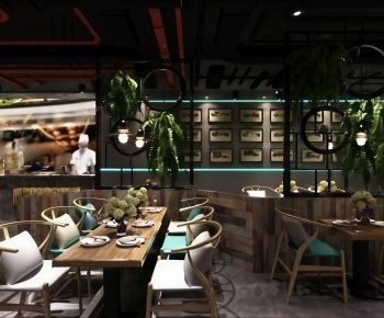Industrial Style Restaurant-ID:668087011