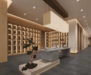 New Chinese Style Lobby Hall-ID:103271098