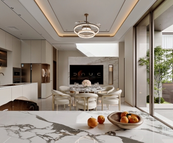 Modern Dining Room-ID:660357008