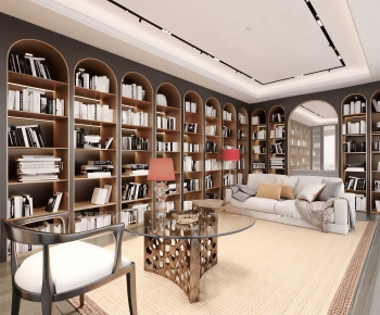 New Classical Style A Living Room-ID:256401066