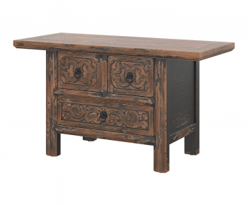 New Chinese Style Entrance Cabinet-ID:381526951
