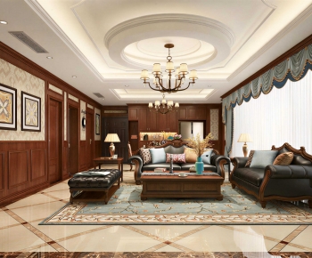 American Style A Living Room-ID:568285947