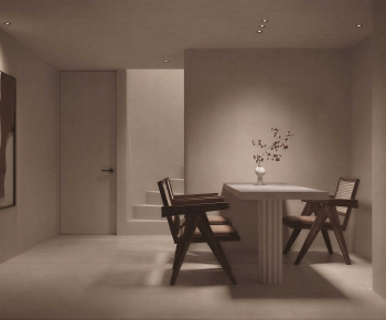 Wabi-sabi Style Dining Room-ID:543061028