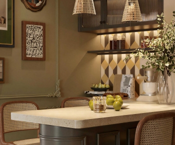 Retro Style Dining Room-ID:532069244