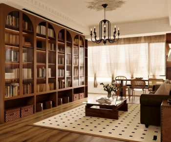 French Style A Living Room-ID:385402924