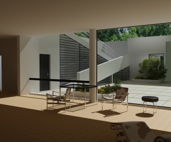 Modern Courtyard/landscape-ID:375055076