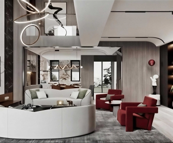 Modern A Living Room-ID:139650116