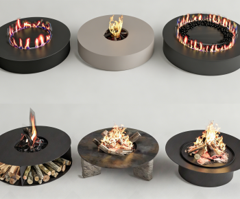 Modern Fireplace-ID:530980115