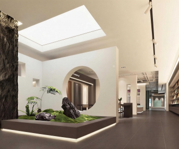 New Chinese Style Exhibition Hall-ID:127723932