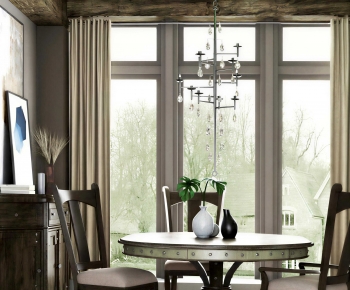 American Style Dining Room-ID:832910539