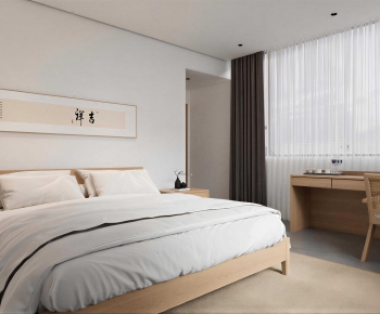 Wabi-sabi Style Bedroom-ID:818447117