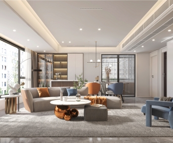 Modern A Living Room-ID:927720186