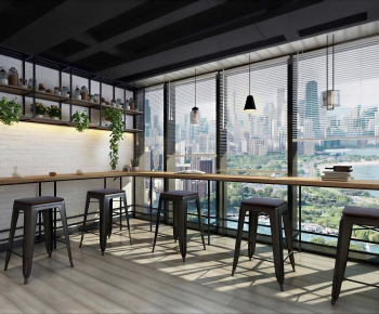 Industrial Style Cafe-ID:593801984