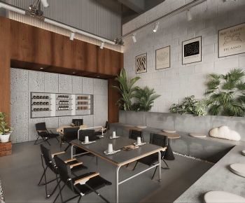 Industrial Style Cafe-ID:700341941