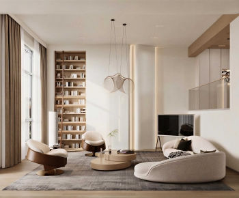 Modern A Living Room-ID:507028103