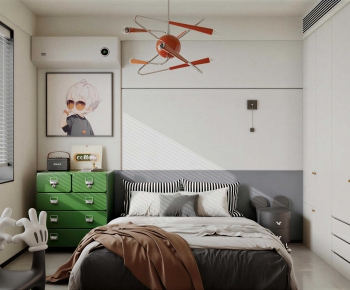 Modern Boy's Room And Son's Room-ID:953421122