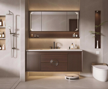 New Chinese Style Bathroom Cabinet-ID:984239654