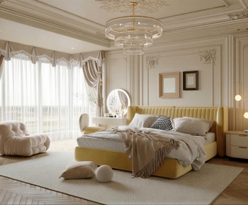 French Style Bedroom-ID:551860358