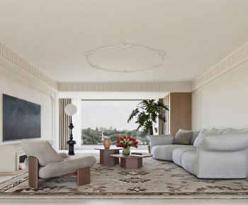 French Style A Living Room-ID:684191942
