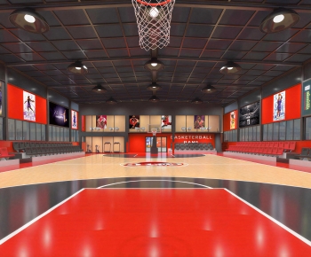 Industrial Style Basketball Arena-ID:848273046