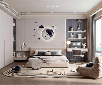 Modern Boy's Room And Son's Room-ID:752602109