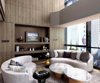 Modern A Living Room-ID:486130003