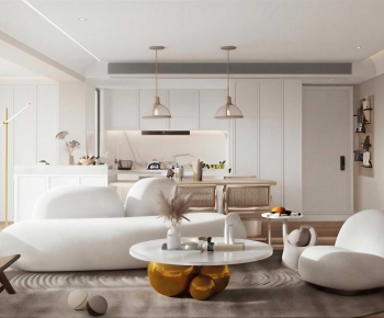 Wabi-sabi Style A Living Room-ID:854051114