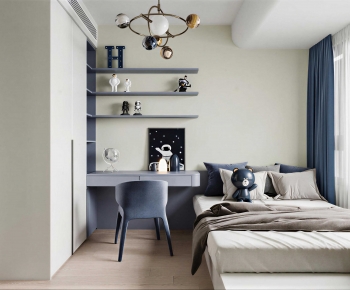Modern Boy's Room And Son's Room-ID:553340917