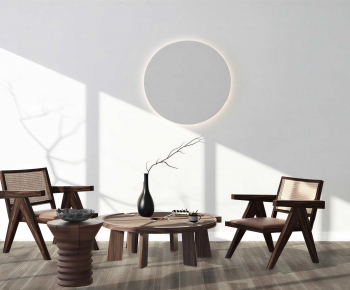 Wabi-sabi Style Leisure Table And Chair-ID:973927979
