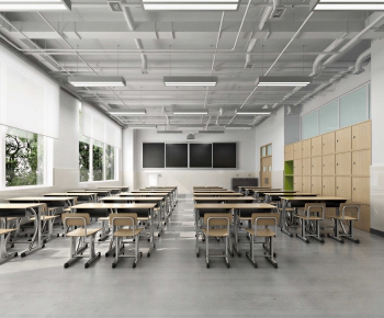 Modern School Classrooms-ID:422002085
