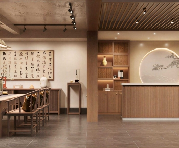 New Chinese Style Teahouse Tea House-ID:395211948