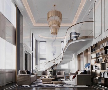 Modern A Living Room-ID:275959012