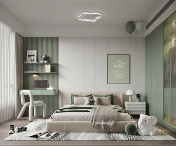 Modern Boy's Room And Son's Room-ID:673057085