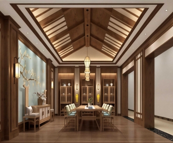New Chinese Style Tea House-ID:371417051