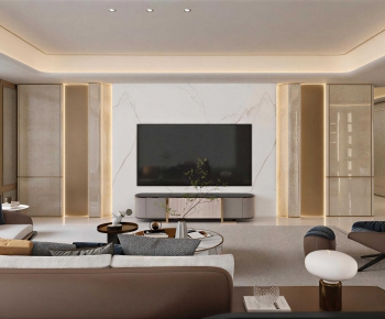 Modern A Living Room-ID:829469923
