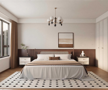 Wabi-sabi Style Bedroom-ID:186825045