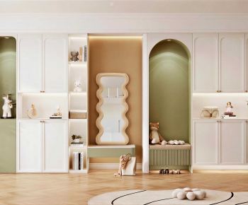 Modern Entrance Cabinet-ID:818780909