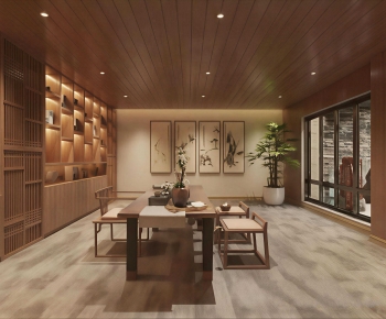 New Chinese Style Tea House-ID:676337007