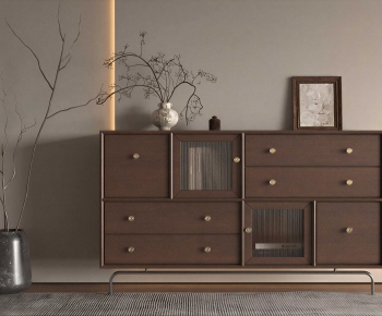 New Chinese Style Entrance Cabinet-ID:286891945