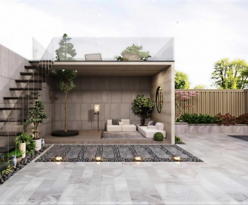 Modern Courtyard/landscape-ID:290397889